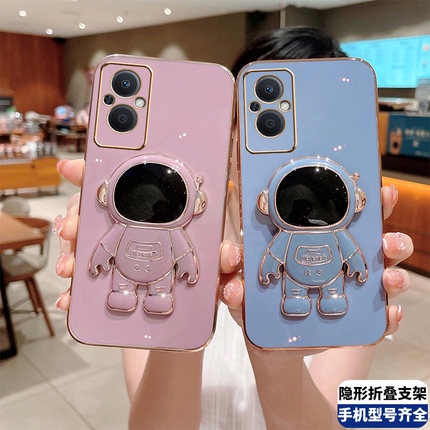 Ốp lưng Oppo Reno8 Reno 8Z Reno7 Reno 7Z Reno7 4g giá đỡ phi hành gia