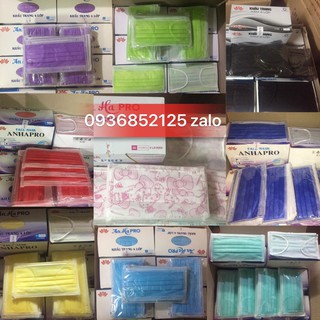 Khẩu trang y tế 4 lớp AN HẠ ANHAPRO hộp 50 cái