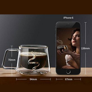LY THỦY TINH CÀ PHÊ CAO CẤP CT05