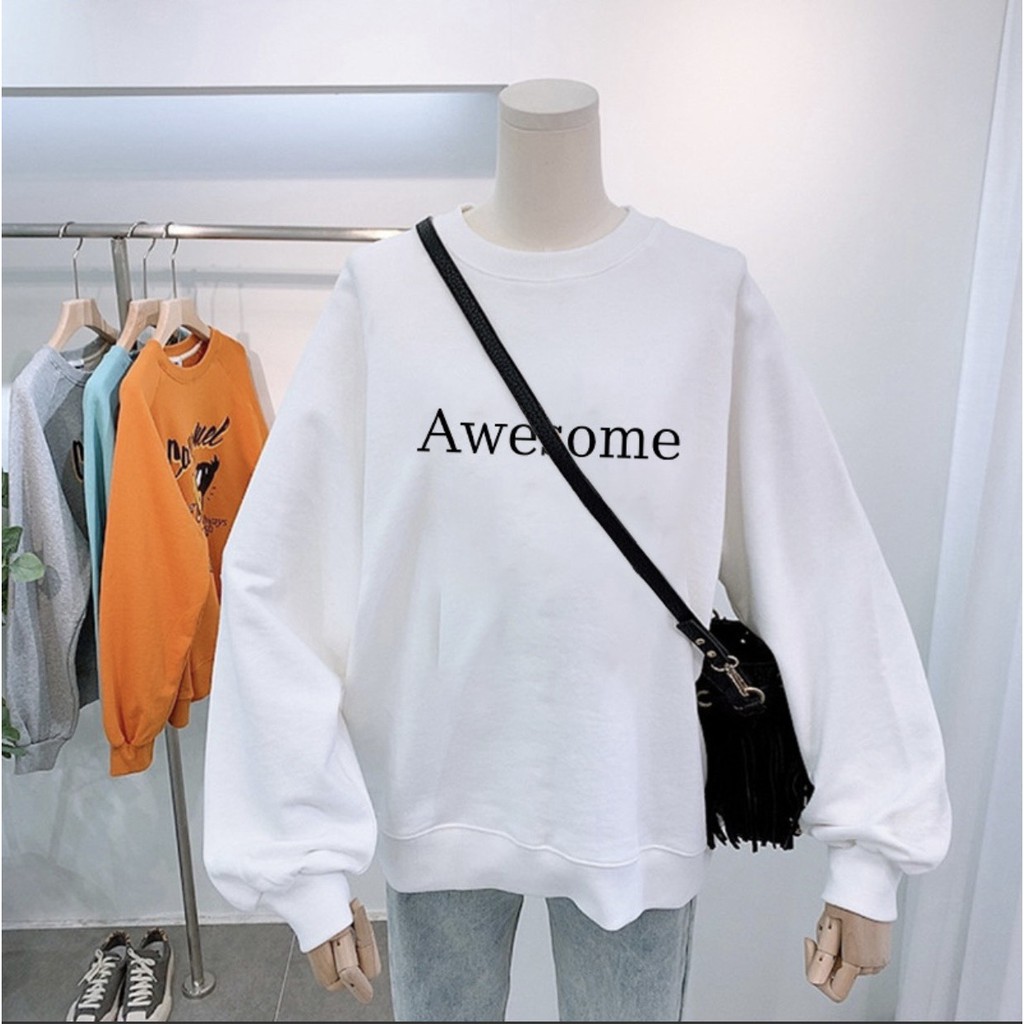 ÁO SWEATER COTTON NỈ DÀY DẶN