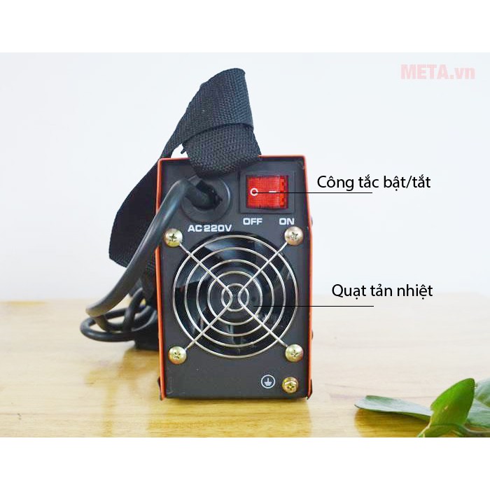 Máy Hàn Điện Tử Mini BTEC MMA 200E PROCHÍNH HÃNGMÁY HÀN MINI, HÀN QUE 1,6- 3,2mm hàn que 2,5 cả ngày