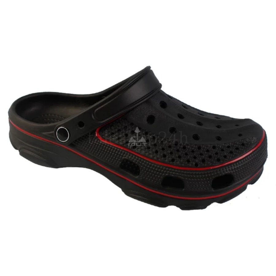 Dép crocs nam siêu nhẹ đi mưa - Giày sục nhựa lỗ bít mũi đi biển siêu bền siêu êm - TL022