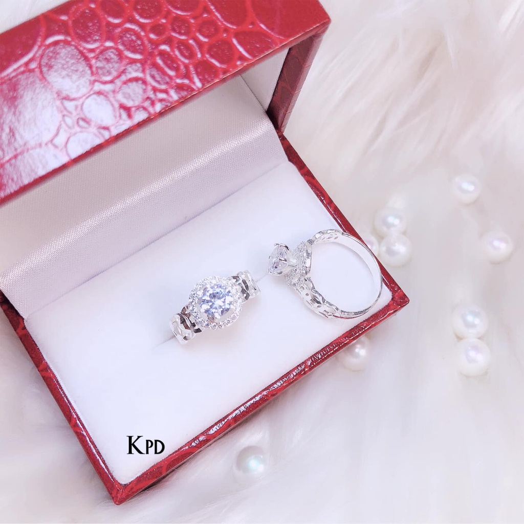 Nhẫn Kim tiền bạc ta cho nữ cầu tài lộc, may mắn, chất liệu bạc ta ss925 - Mã TSJKT1