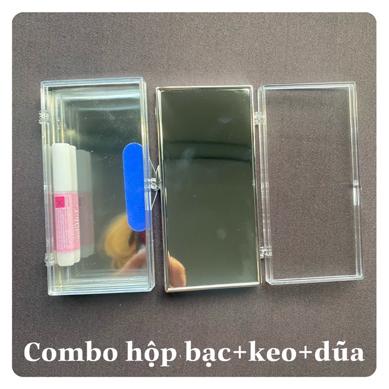 ❣Combo hộp đựng móng úp + dũa + keo dán móng 2g ( nhiều lựa chọn )