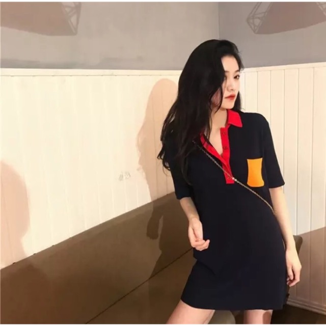 Váy polo dáng dài giấu quần 2018