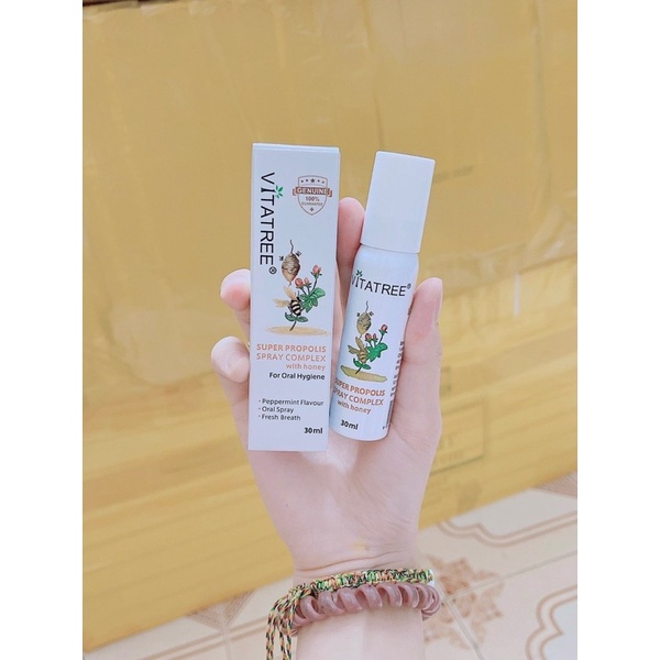 Xịt keo ong Vita tree mẫu mới 30ml