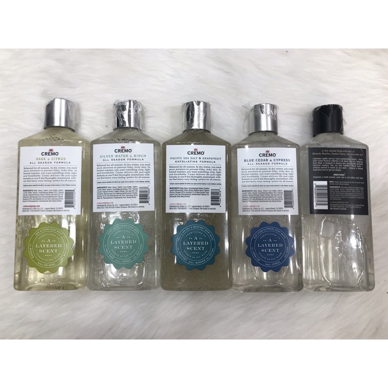 👉1- Sửa tắm men Cremo All Season Body -Mỹ