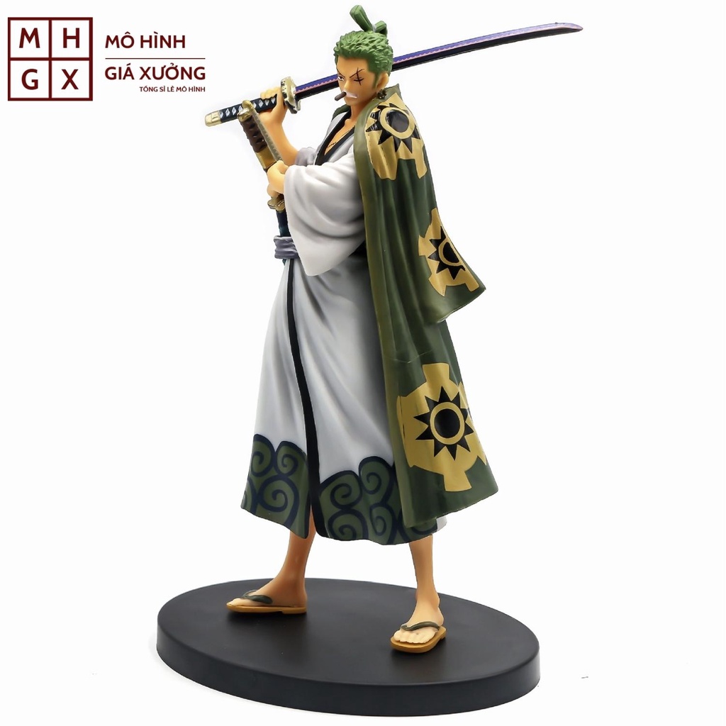 Mô Hình Roronoa Zoro ở Vương quốc Wano Cao 19cm -Tượng Figure One Piece