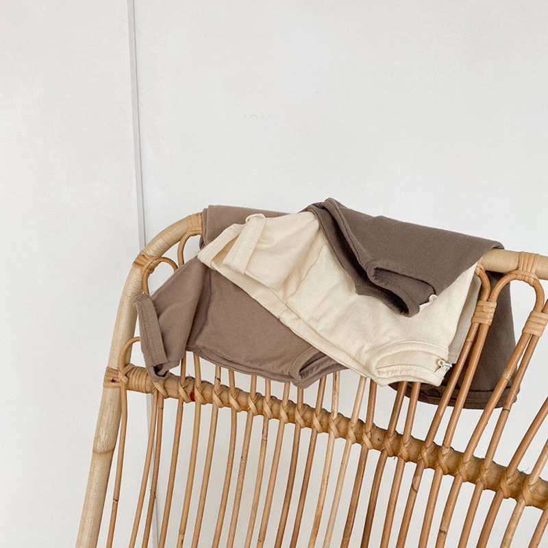 Áo Thun Tay Dài Dáng Rộng Thiết Kế Đơn Giản Hợp Thời Trang Dành Cho Bé Gái Và Bé Trai