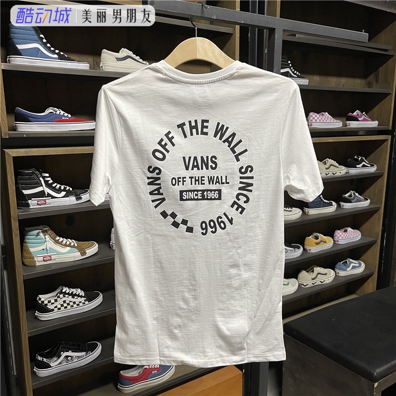 Vans Áo Thun Thể Thao Ngắn Tay Thoáng Khí In LOGO VN0A3ZOCBLK / Cy