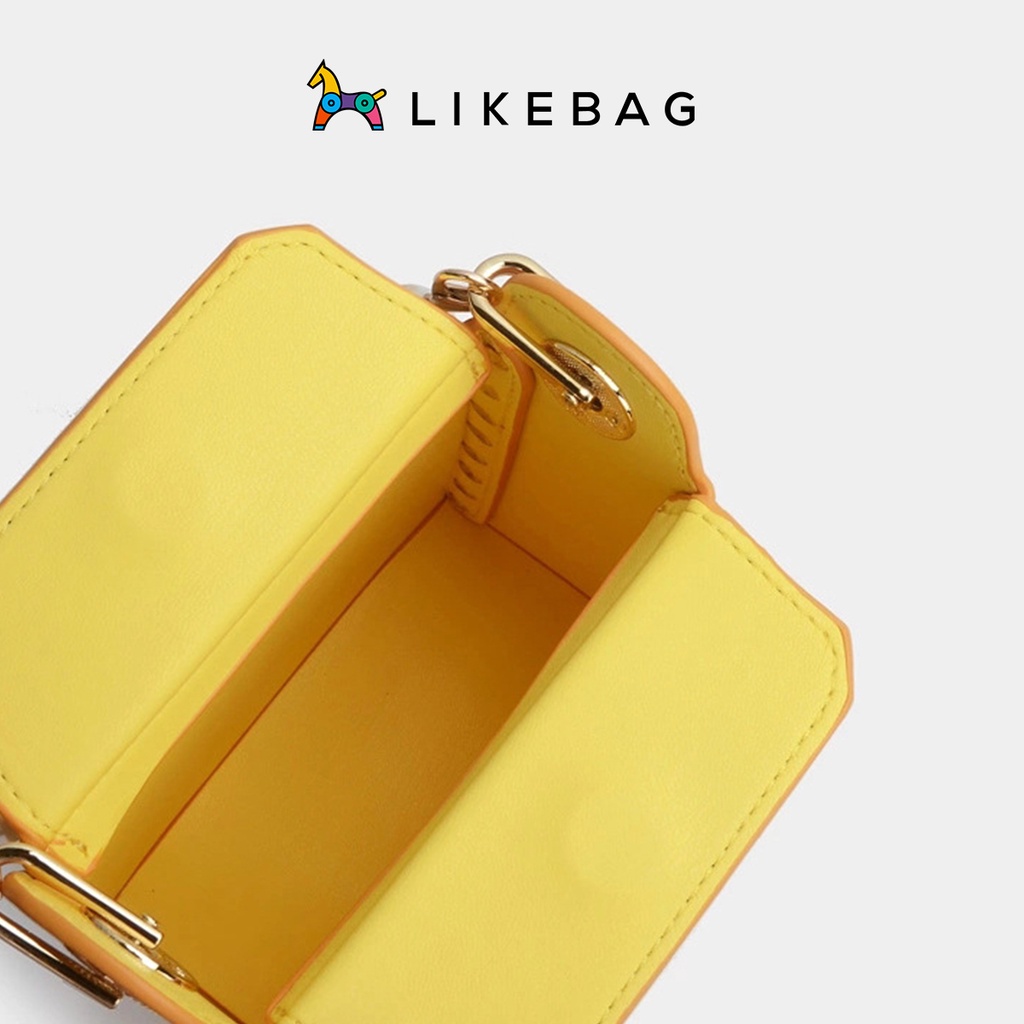 Túi xách nữ đeo vai, cầm tay LIKEBAG form vuông mini phối ngọc trai sang trọng XK289 - LIBAGI