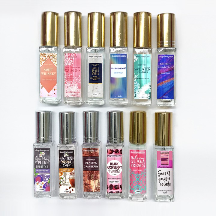 Mẫu thử xịt thơm dưỡng ẩm body mist Bath & Body Works (nhóm5) | Thế Giới Skin Care