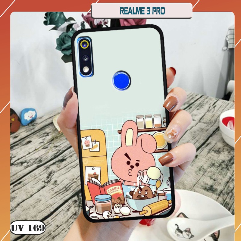 Ốp lưng nhám Realme 3 Pro - in hình