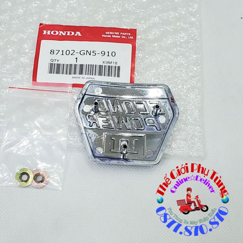 Tem yếm quả đào - Logo bửng Dream thái zin chính hãng Honda Nhật Bản - 87102-GN5-910