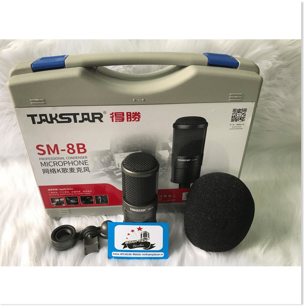 Mic thu âm Takstar SM-8B - SM8B chất lượng âm thanh tuyệt đỉnh