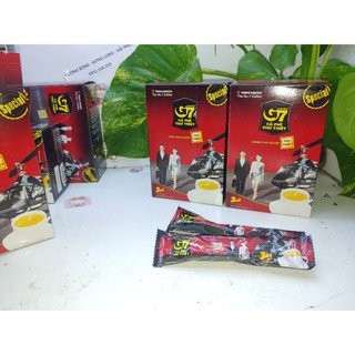 Cà phê hòa tan sữa 3in1 G7 Hộp (18 gói x 16g)