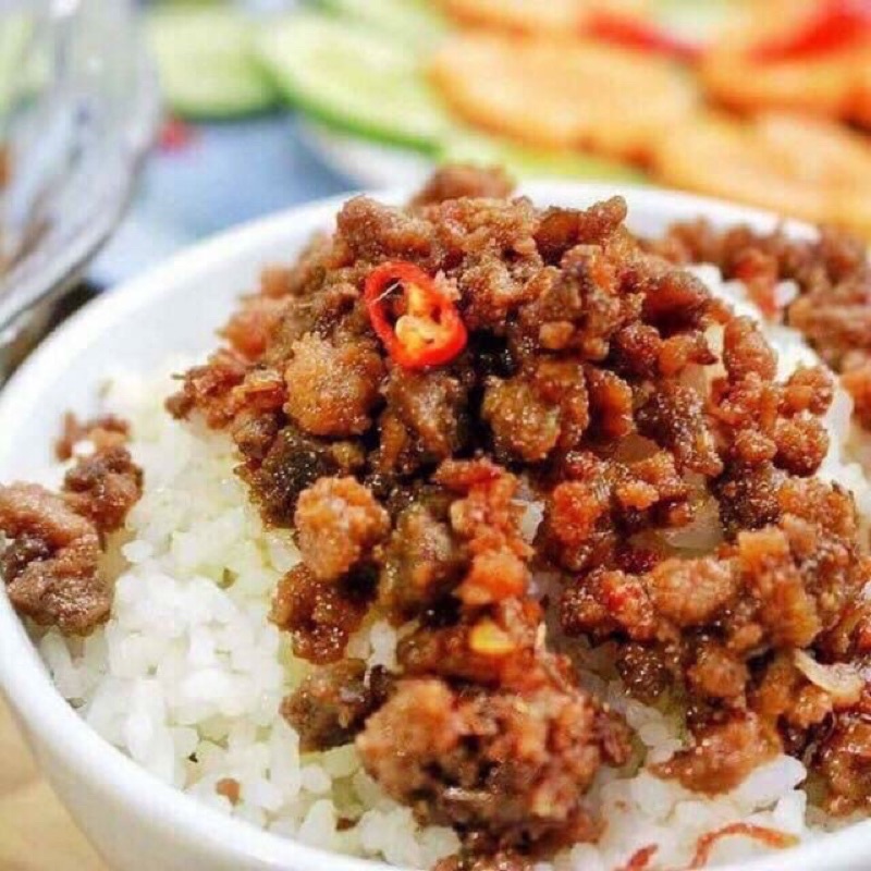 [Mã GROXUAN1 giảm 8% đơn 150K] Mắm tép chưng thịt/ Thịt chưng mắm tép 500g ngon tuyệt đỉnh