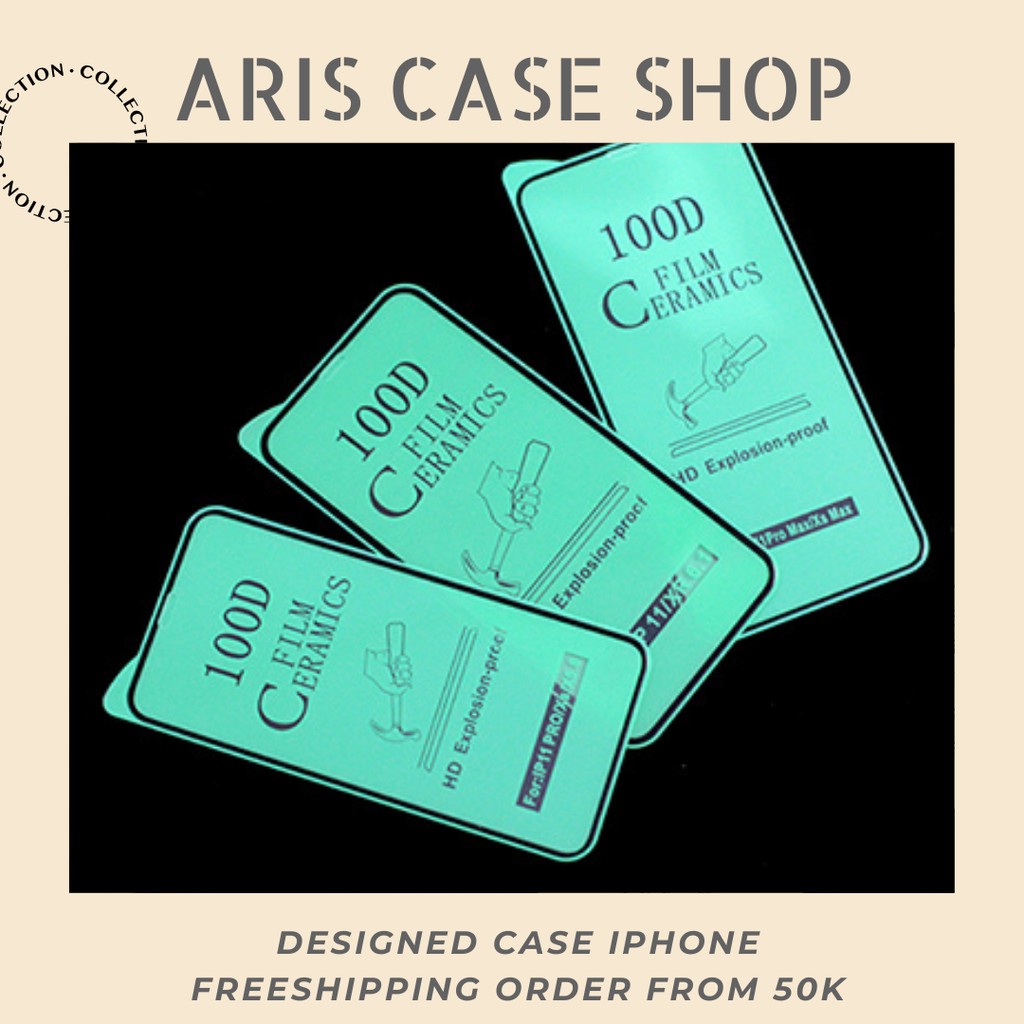 Kính cường lực ARIS CASE ceramic dẻo KCL-02CR phù hợp cho dòng iPhone / xr/ xs/ 11/ 12/ pro/ max/ plus/ promax