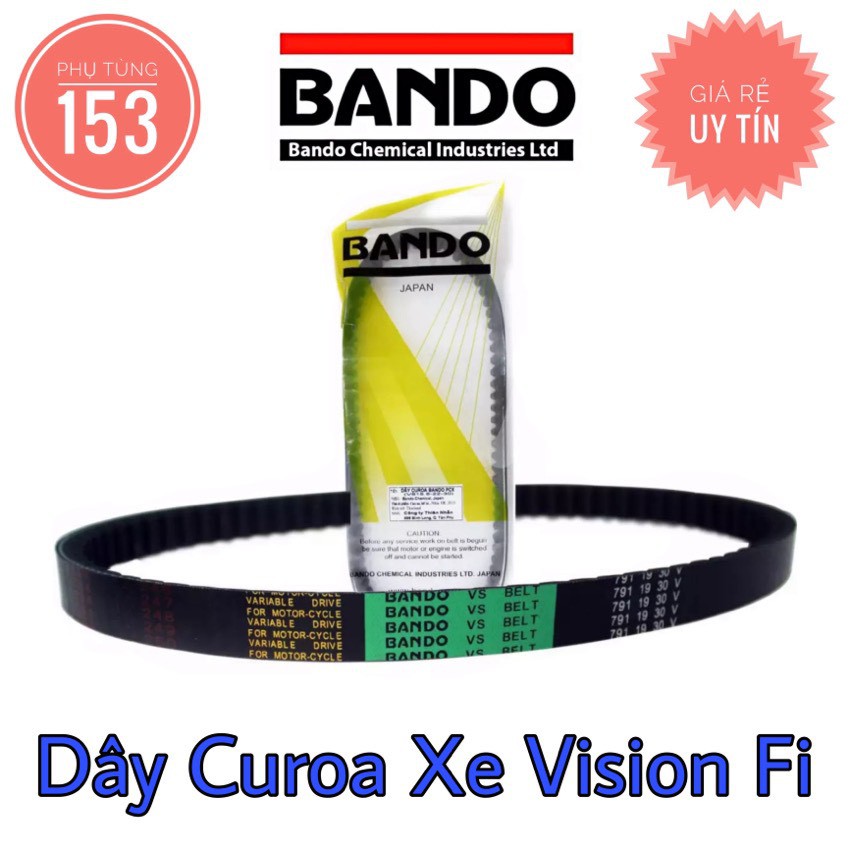 Dây Curoa Vision Fi Bando - Dây Curoa Bando Thái Lan - PHỤ TÙNG 153