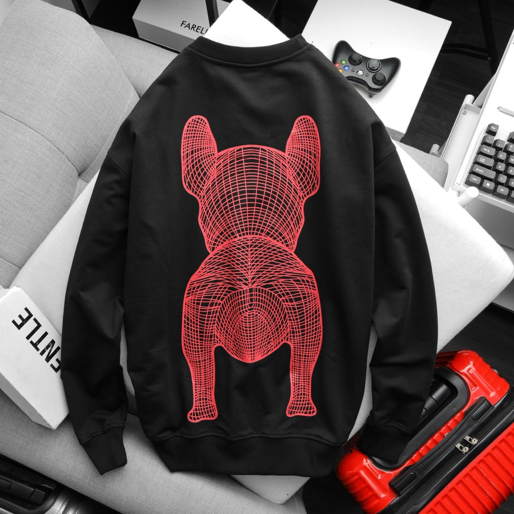 Áo thun nỉ unisex sweater Life work tay dài cho nam và nữ rất đẹp