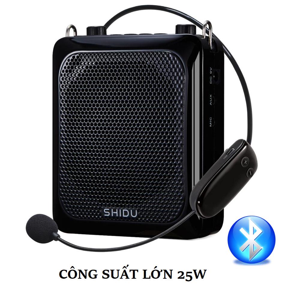 Máy trợ giảng công cao cấp suất lớn 30W Shidu S28 UHF màu đen - Hàng chính hãng