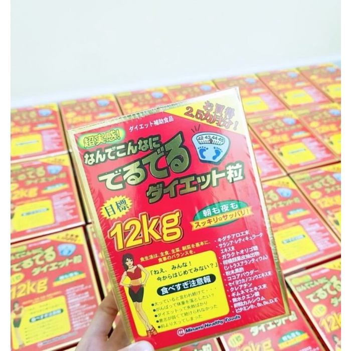Viên uống giảm 12kg Minami Kendai Eat & Diet Nhật Bản