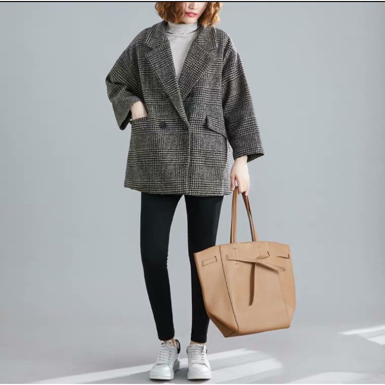 [Mã WAINCU20 hoàn 20% xu đơn 99k] Áo Blazer dạ [HOTTREND] Áo vest dạ, dáng rộng, chất liệu dày dặn, dễ phối đồ | BigBuy360 - bigbuy360.vn