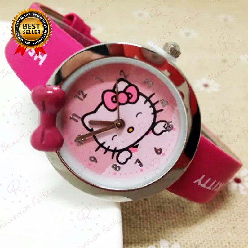 Đồng hồ Hello Kitty dây da dành cho bé gái | BigBuy360 - bigbuy360.vn