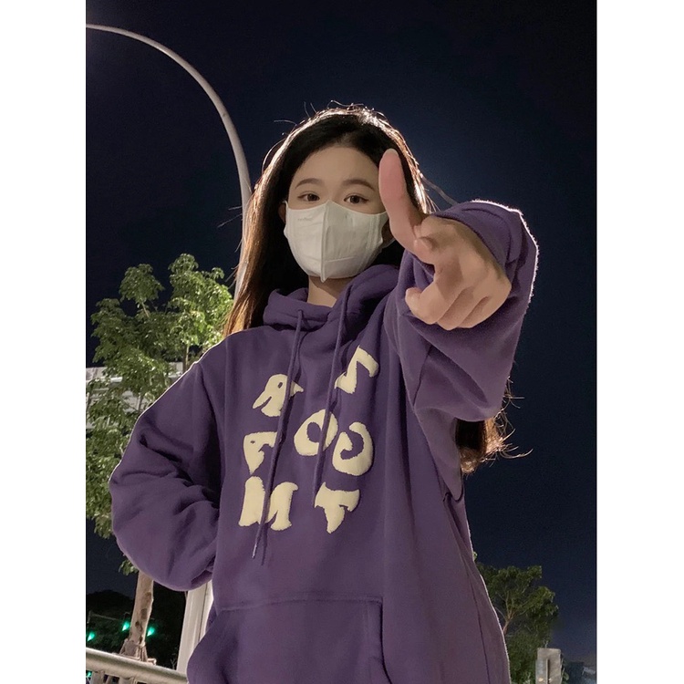 Áo hoodie unisex form rộng 2021, áo hoodie nữ form rộng thời trang quảng châu chất đẹp | BigBuy360 - bigbuy360.vn