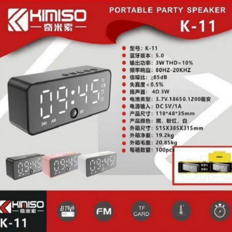 LOA BLUETOO KIMISO K11,,