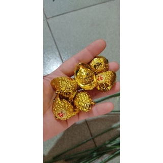 6 thỏi vàng 3.5cm nguyên liệu cây Kim tiền tỏi tài lộc