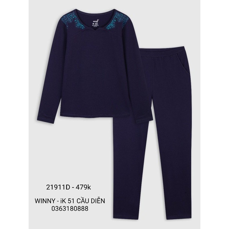 Bộ Cotton Thu Đông Dài Tay quần Dài