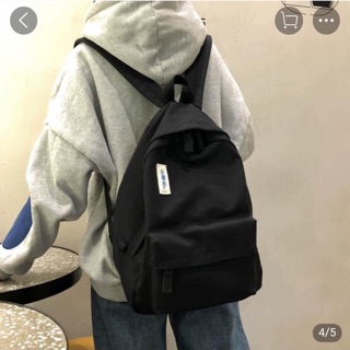 Balo vải màu đen