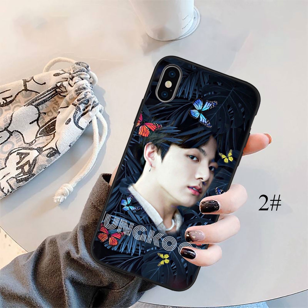 Ốp Điện Thoại Silicon Dẻo In Hình Jeon JungKook Jung Kook FO41 Cho iPhone 5 5S 6 6S 7 8 11 Pro Max Plus SE XR