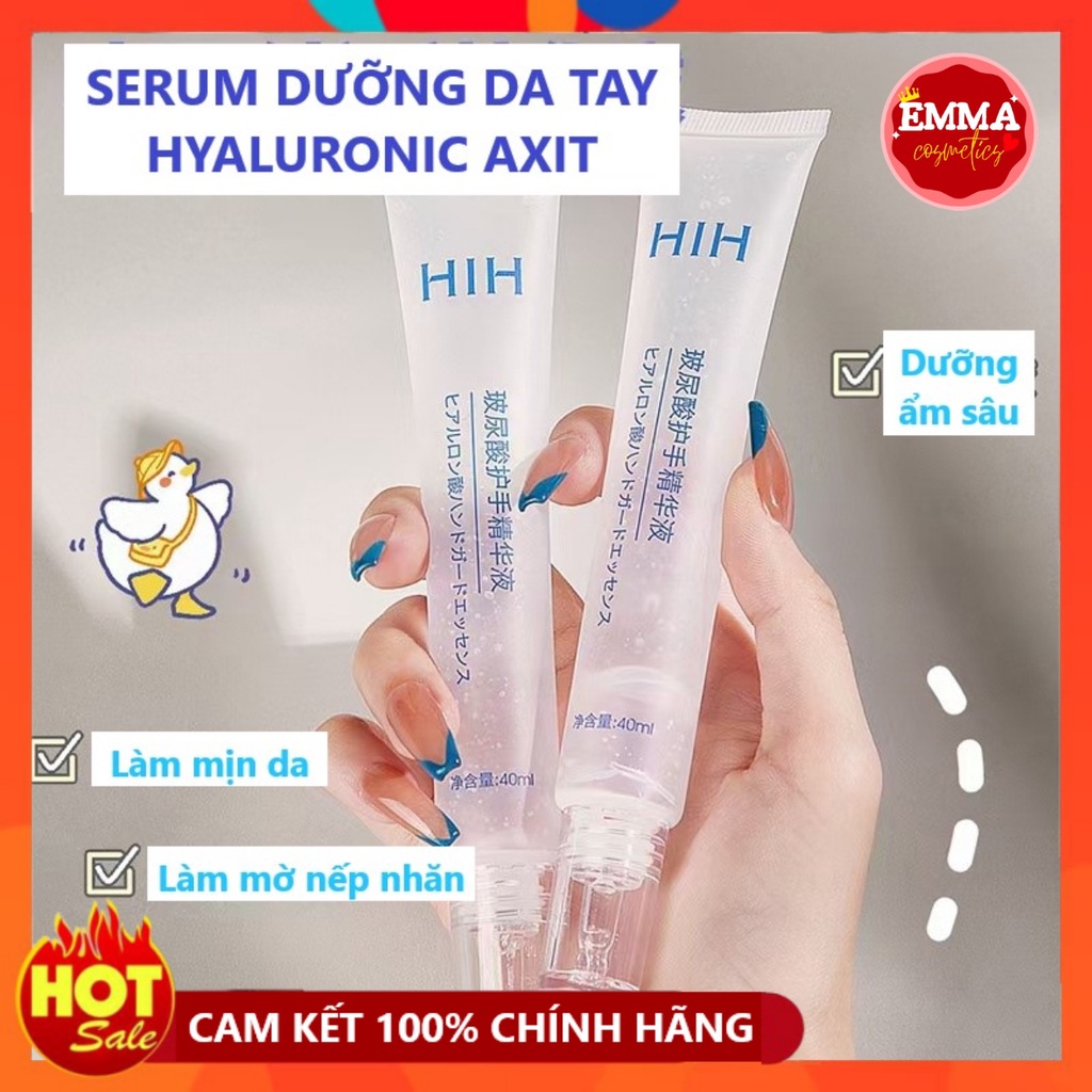 Serum Dưỡng Da Tay HIH Hyaluronic Axit Dưỡng Ẩm Làm Sáng Da 40ml (HIH14)