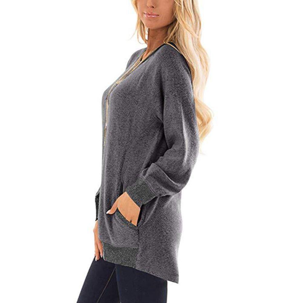 Bsuns Femme Áo Hoodie Tay Dài Oversized Mặc Ngoài Trời Cho Nữ