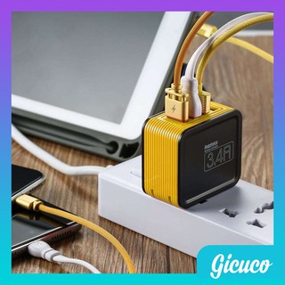 Củ Sạc Siêu Nhanh REMAX RP-U40 (4 Cổng USB – 3.4A - Phụ kiện VIP HN)