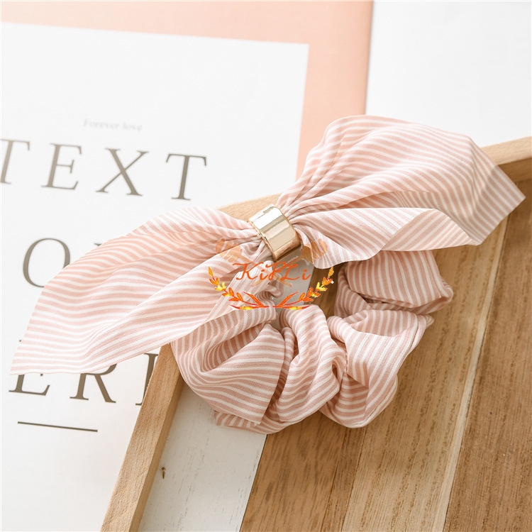 Dây buộc tóc thắt nơ phong cách Hàn Quốc xinh xắn