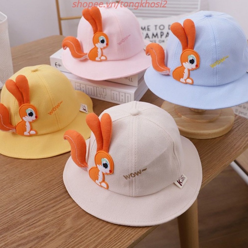 Nón/Mũ Lưỡi Trai Hình Sóc Cho Bé T2