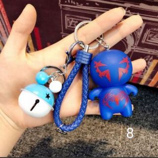 Móc khóa nhện xanh,đỏ.