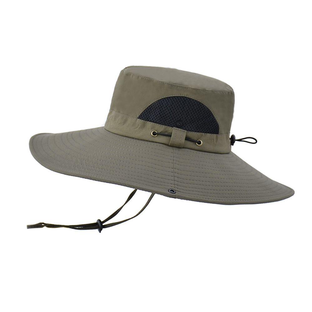LEILY Nón Bucket Vành Rộng Chống Tia UV