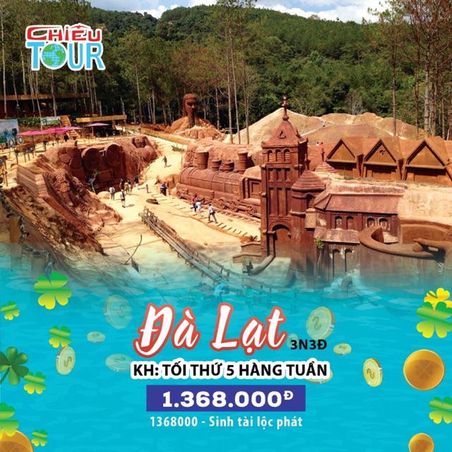 [ Siêu Rẻ] Tour Đà Lạt 3n3d- T5 hàng tuần