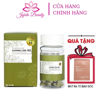 Trà Giảm Cân Slimming Care X3, Trà Thảo Mộc Giảm Cân Nhanh Cấp Tốc Giảm Mỡ An Toàn Hộp 30 Viên