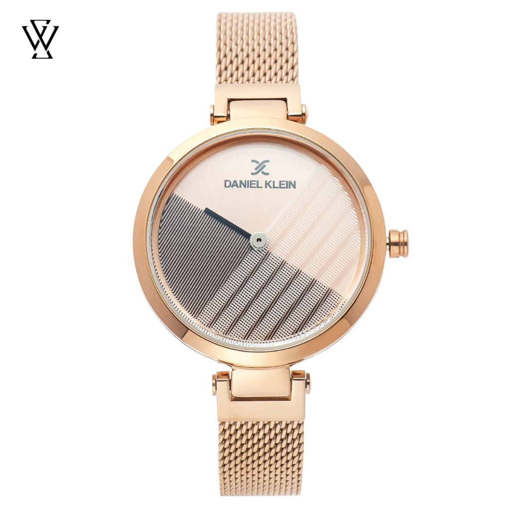Đồng Hồ Quartz Nữ Daniel Klein WATCHSTORE DK.1.12356.2 Thiết Kế Mặt Kính Khoáng 34mm, Dây Kim Loại Và Vỏ Thép Không Gỉ