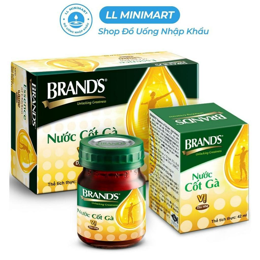 Lốc 6 Hũ Nước Cốt Gà Brand's Vị Dịu Nhẹ 42ML
