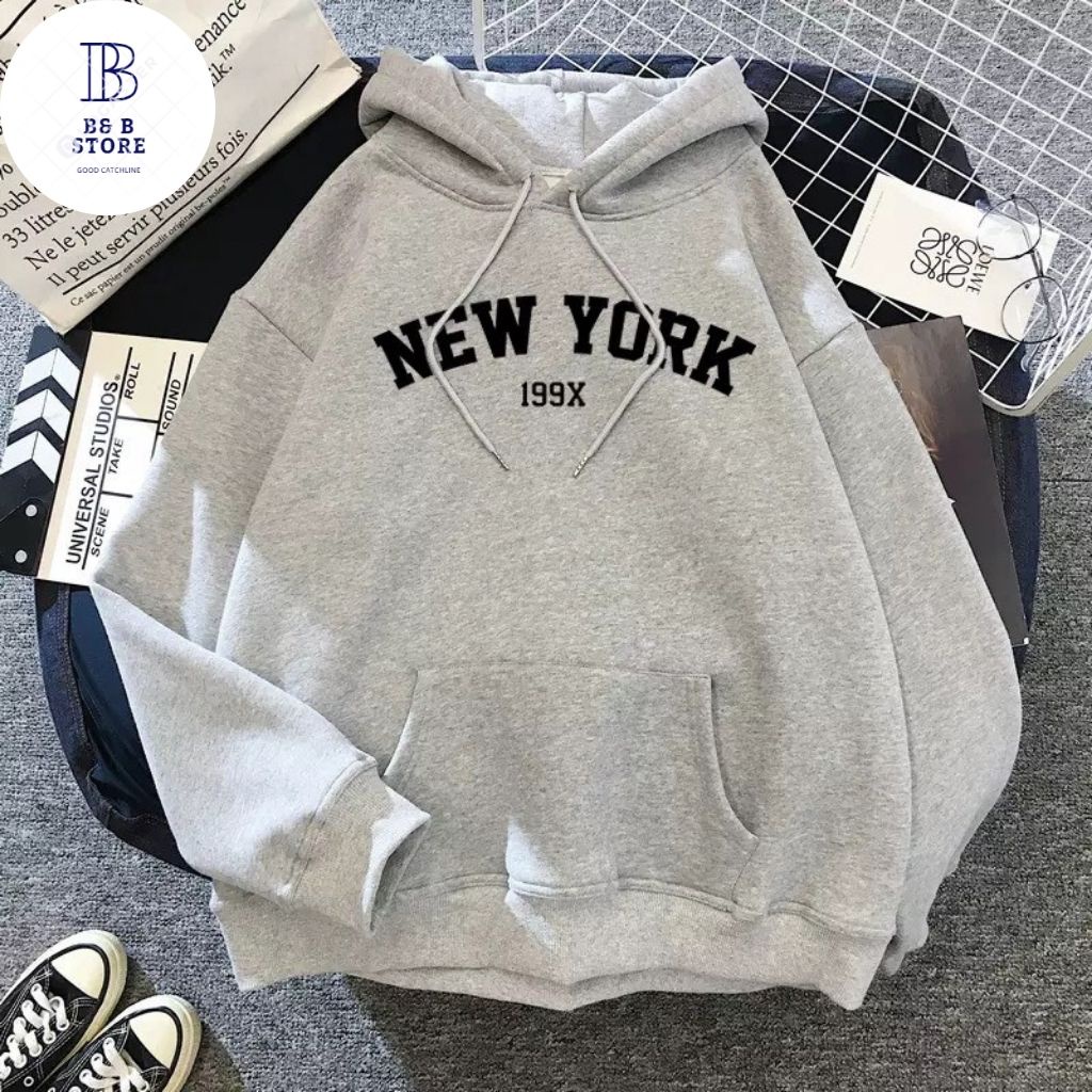 ÁO HOODIE IN NEW YORK 199X SIÊU ĐẸP NHIỀU MÀU NHIỀU SIZE