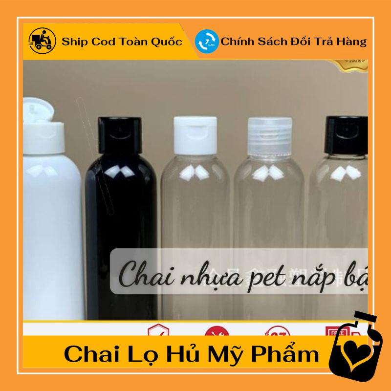 Chai Chiết Mĩ Phẩm ❤ TOP GIÁ RẺ ❤ Chai nhựa pet nắp bật 150ml,200ml,250ml , Chai lọ chiết mỹ phẩm , , phụ kiện du lịch