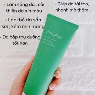 Mặt nạ tẩy tế bào da chết từ lúa mạch xanh innisfree Green Barley Gommage Mask 120ml