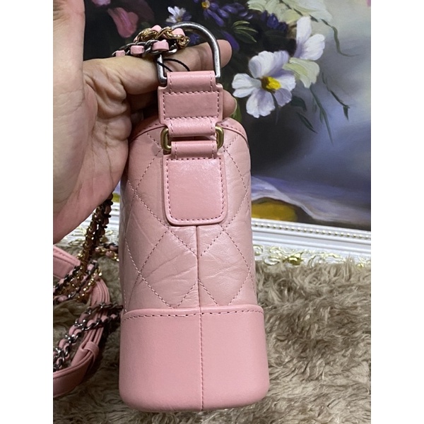 Túi xách hobo Hồng da size 20
