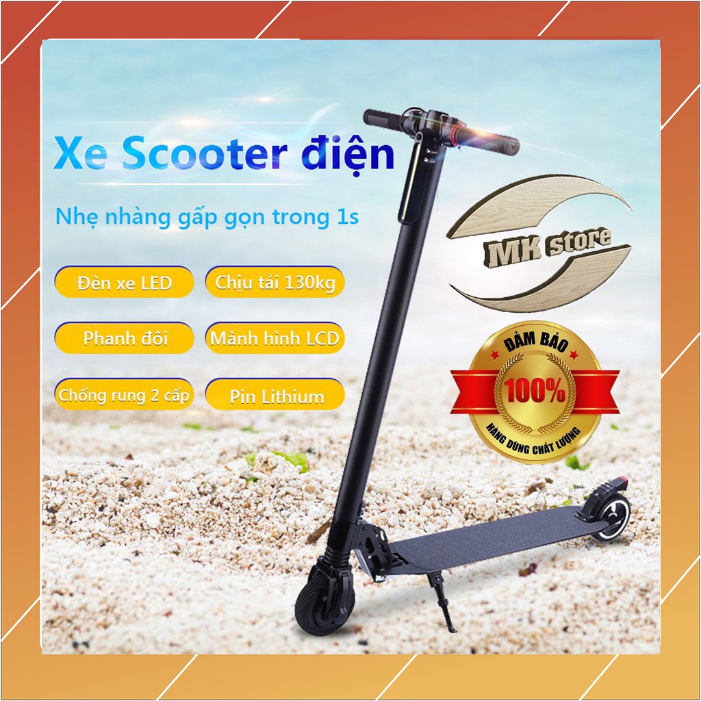 Xe scooter điện gấp gọn cao cấp – Tiện lợi, gọn gàng, linh động – Bảo hành 06 tháng